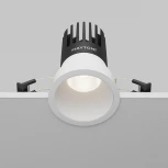 Встраиваемый светильник Maytoni Dip DL118-15W-4K-W (LED, 220V, круглые)