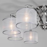 Потолочная люстра Eurosvet Fabiola 60124/8 хром Smart (60109/8)