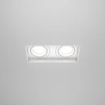 Встраиваемый светильник Atom GU10 2x50Вт Maytoni Technical DL003-02-W (220V)