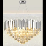 Подвесная люстра каскадная Natali Kovaltseva Vertigo 81440/12C SILVER (220V, на тросе)