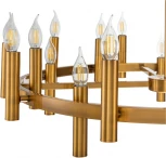 Потолочная люстра большая на штанге Leonardo 2156/05/20P Stilfort (220V, свеча)