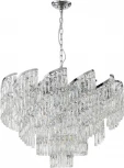 Подвесная люстра хрустальная Stilfort Sapparo 2176/09/18P (220V, на цепи)