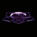 Потолочная LED люстра с ПДУ De City Мадлен 424016107 (регулировка яркости, 220V)