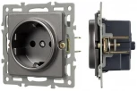 Механизм электрической розетки SCT-GP-MEU-PL-GR (250V, 16A) (Arlight) 043741
