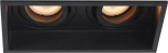 Встраиваемый светильник ST Luce ST261.418.02 Черный GU10 2*50W 220V