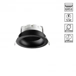 Светильник встраиваемый Novotech Gemini 371004 черный IP20 GX53 12W 220V