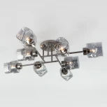 Потолочная люстра на штанге Eurosvet Hilari 30165/8 черный жемчуг (220V)