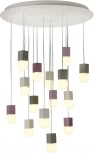 Подвесная люстра Mantra Galaxia 7701 (220V, подвески, на проводе, шарики, куб)