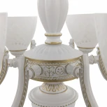 Подвесная люстра Arte Milano AM343837 343837/6 WT+G (220V, на цепи)