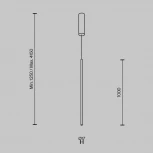 Подвесной светильник Maytoni Halo MOD246PL-L24BSK1 (LED, 220V, на проводе)