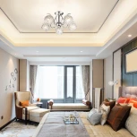 Потолочная люстра Eurosvet Mirage 7777/5 хром