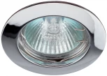 Встраиваемый точечный светильник Эра KL1 CH