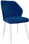 Стул 222М микровелюр Z20 синий, ножки белые Dikline 00-00063443
