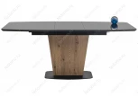 Стол на тумбе Woodville Теон графит / лиственница 462077