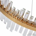 Подвесная люстра Arte Milano Venezia 312033/D600 BS (регулировка яркости, LED, 220V, хрусталь, пульт управления, на тросе, круглые)