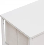 Комод Линкс 6 ящ., Каркас Белый, ящики Белые Leset