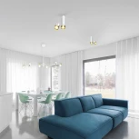 Спот Lumien Hall Sauris LH8020/2C-WT-GD