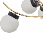 Потолочная люстра на штанге Arte Milano Neapolis-76169 276169/9 BK/GD (220V, шар)