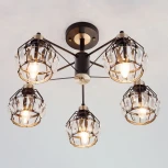 Потолочная люстра Eurosvet Lord 70075/5 черный (220V)