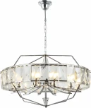Подвесная люстра Stilfort Avenue 2090/09/12C (220V, хрусталь, на цепи, круглые)