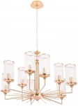 Подвесная люстра Crystal Lux GLORIA SP9 BRASS (220V, на цепи)