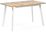 Стол раскладной Notta Колон Лофт 120 25 мм дуб делано светлый / белый матовый 489644