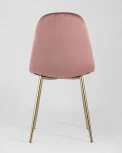 Стул Stool Group Валенсия велюр пыльно-розовый золотые ножки УТ000004430