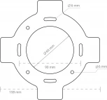 Наземный светильник LD-Lighting LD-JP LD-JP07 (220V, IP44)