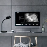 Офисная настольная лампа Gauss Qplus GT6012 (регулировка яркости, LED, 220V, сенсорный выключатель)