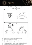 Подвесной светильник Aployt Justyna APL.787.03.50 (LED, 220V, на тросе, кольцо)