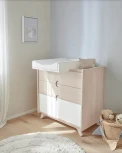 Комод La Forma (ex Julia Grup) Nunila (Белый/ Дерево,Ясень,МДФ)