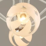 Потолочная люстра на штанге Reluce 04897-0.3-08 WT+CH (220V)