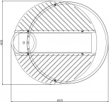 Потолочная люстра с таймером Escada Concept 10226/3 ROUND LED*60W Black/White (220V, пульт управления)