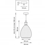 Подвесной светильник Lightstar Genni 798021 (220V, на проводе, бокалы)