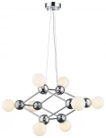Подвесная люстра Wertmark Gitter WE234.08.103 (220V, на тросе, шарики, молекулы)