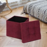 Пуфик Dreambag складной Бордовый Велюр 13559