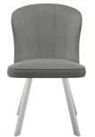 Стул 219 поворотный, B22 GREY, ножки белые Dikline 00-00062928