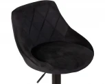 Стул барный LOGAN BLACK (черный велюр (MJ9-101))