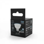 Лампочка светодиодная GU5.3 5 Вт 530 lm 4100K нейтральное белое свечение Gauss 201505205