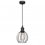 Подвесной светильник Vitaluce V4176-1/1S (220V, на проводе, круглые, клетка)