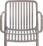 Обеденный стул Tetchair LANCASTER (Пластик/Cерый) 19405