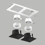 Встраиваемый светильник под LED модуль/ламп МR16 Lightstar Domino D5260707WMOD (220V)