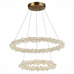 Подвесной светильник ярусный ST Luce Lucchero SL6105.203.02 (LED, 220V, хрусталь, пульт управления, на тросе)