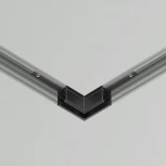 Коннектор угловой, накладной Maytoni Accessories for tracks Levity TRA184CL-11B