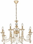 Подвесная люстра Arte Milano AM346109 346109/8 FGD (220V, подвески, на цепи, подсвечник, свеча)