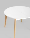 Стол Stool Group Rondo 100-135*100 бук/белый УТ000035280