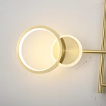 Настенный светильник Wi-Fi Zingy E Brass ImperiumLoft Zingy01 (LED, 220V, пульт управления)