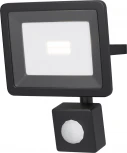 Прожектор уличный светодиодный с датчиком движения Maytoni Flood FL001-L10B4KSR (220V, IP65)
