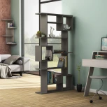 Стеллаж прямой SOTO BOOKCASE LEVE (ЛДСП/Темно-серый) арт.LEV00629