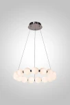 Подвесной светильник AM Group PEARL-D500 CH (на проводе, шар, бусы)